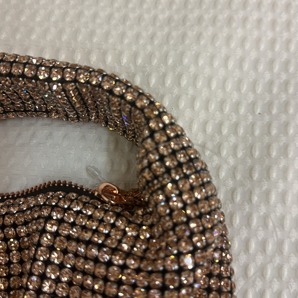 Madison West Gold Rhinestone Bag - Picture 4 of 5
